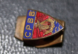 Insigne De Col De Veste De Pompier " CPBB - Compagnie Des Pompiers De Boulogne-Billancourt " - Pompiers