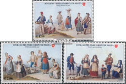 Malteserorden (SMOM) 1083-1085 (kompl.Ausg.) Postfrisch 2009 Trachten - Malta (...-1964)