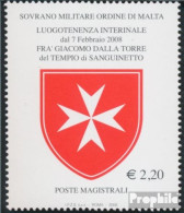 Malteserorden (SMOM) 1026 (kompl.Ausg.) Postfrisch 2008 Giacomo Vom Turm Des Tempels Von Sa - Malta (...-1964)