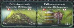 Peru - 2023 - Diplomatic Relations Peru-Japan - 150 Years - Mint Stamp Set (se-tenant Pair) - Pérou