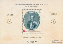 Malteserorden (SMOM) Block57 (kompl.Ausg.) Postfrisch 2000 Karl V. - Malta (...-1964)