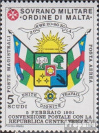 Malteserorden (SMOM) Kat-Nr.: 459 (kompl.Ausg.) Postfrisch 1991 Zentralafrikanische Republik - Malta (la Orden De)
