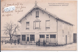 SAINT-JEAN-DE-BONNEVAL- CAFE-RESTAURANT A. HAILLOT- HOTEL DU COMMERCE - Autres & Non Classés