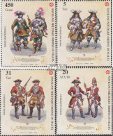 Malteserorden (SMOM) Kat-Nr.: 870-873 (kompl.Ausg.) Postfrisch 2004 Uniformen - Malta (Orden Von)