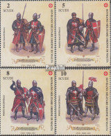 Malteserorden (SMOM) Kat-Nr.: 776-779 (kompl.Ausg.) Postfrisch 2001 Uniformen - Malta (la Orden De)