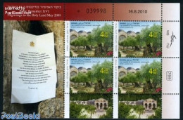Israel 2010 Garden In Gethsemana M/s, Mint NH, Nature - Various - Gardens - Trees & Forests - Joint Issues - Unused Stamps (with Tabs)
