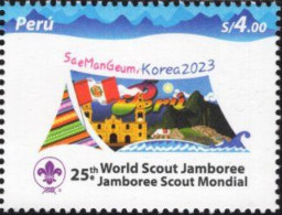Peru - 2023 - 25th World Scout Jamboree - Mint Stamp - Perú