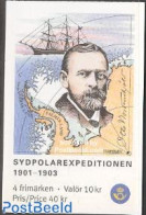 Sweden 2002 Antarctic Expedition Booklet, Mint NH, History - Nature - Science - Transport - Explorers - Birds - Pengui.. - Unused Stamps