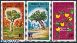 Afars And Issas 1974 Trees 3v, Mint NH, Nature - Trees & Forests - Nuovi