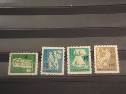 BULGARIA - 1961 TURISMO E SPORT 4 VALORI - NUOVO (+) - Unused Stamps