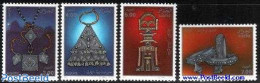 Algeria 1991 Tuareg Jewelry 4v, Mint NH, Art - Art & Antique Objects - Unused Stamps