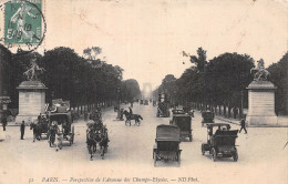 75-PARIS AVENUE DES CHAMPS ELYSEES-N°T1112-F/0383 - Champs-Elysées