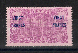 Guyane - YV 96 NSG MNG (*) , Cote 30 Euros - Ungebraucht