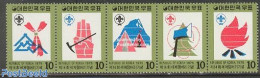 Korea, South 1975 Scouting 5v [::::], Mint NH, Sport - Scouting - Korea, South