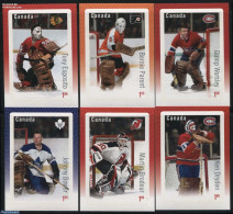 Canada 2015 Great Canadian Goalies 6 S/s S-a, Mint NH, Sport - Ice Hockey - Neufs