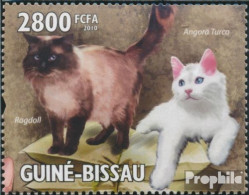 Guinea-Bissau 4580 (kompl. Ausgabe) Postfrisch 2010 Katzen - Guinée-Bissau