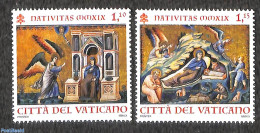 Vatican 2019 Christmas 2v, Mint NH, Religion - Christmas - Unused Stamps