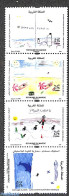 Morocco 2020 Environment 4v [:::], Mint NH, Nature - Environment - Art - Children Drawings - Protezione Dell'Ambiente & Clima