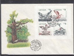 LITHUANIA 1992 Cover Birds Joint Issue #LTV273 - Lithuania