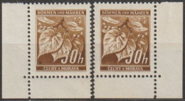 076/ Pof. 25, Corner Stamps - Unused Stamps