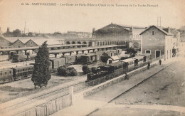 St Nazaire * Les Gares De Paris Orléans Ouest Et Du Tramway De La Roche Bernard * Gare Ligne Chemin De Fer - Saint Nazaire