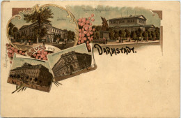 Gruss Aus Darmstadt - Litho - Darmstadt