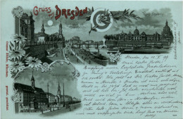 Gruss Aus Dresden - Litho - Dresden