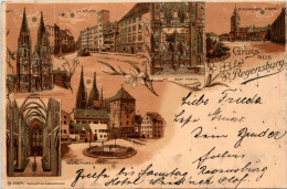 Gruss Aus Regensburg - Litho - Regensburg