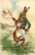 Osterhase Mit Glocken - Ostern