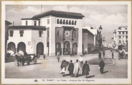 MT.- MAROKKO. RABAT. LA POSTE - AVENUE DAR EL MAGHZEN. ONGELOPEN. - Rabat