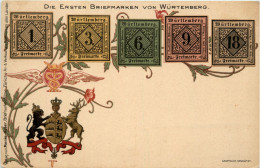 Die Ersten Briefmarken Von Württemberg - Francobolli (rappresentazioni)