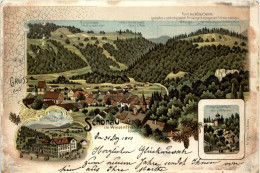 Schönau Im Wiesenthal - Litho - Loerrach