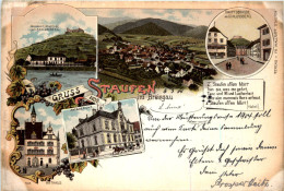 Gruss Aus Staufen - Litho - Staufen