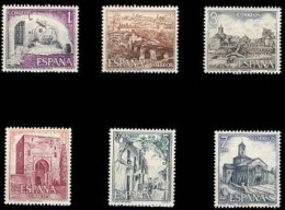 España 1975 Edifil 2266/71 Sellos ** IX Serie Turistica Celda De La Prisión De Cervantes Argamasilla De Alba Ciudad Real - Nuovi