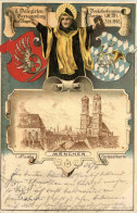 München - Delegierten Versammlung 1900 - Litho - Muenchen