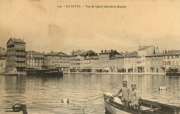 LA SEYNE - Vue Du Quai (côté Mairie) - Animé - La Seyne-sur-Mer