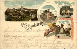 Gruss Aus Schweinfurt - Litho - Schweinfurt