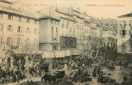 TOULON - La Place Du Marché - Belle Animation - Toulon