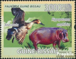 Guinea-Bissau 3840 (kompl. Ausgabe) Postfrisch 2008 Flusspferde, Vögel, Mineralien - Guinea-Bissau