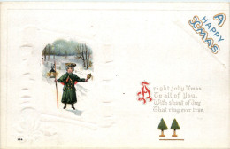 Christmas - Prägekarte - Other & Unclassified
