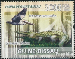 Guinea-Bissau 3834 (kompl. Ausgabe) Postfrisch 2008 Krokodile, Vögel, Mineralien - Guinea-Bissau