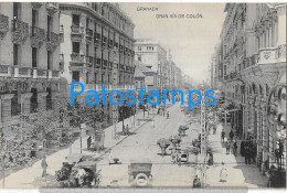 227344 SPAIN ESPAÑA GRANADA GRAN VIA DE COLON & RAILROAD POSTAL POSTCARD - Other & Unclassified