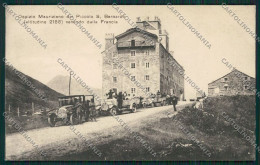 Aosta Piccolo San Bernardo Auto Genta Cartolina QQ5936 - Aosta