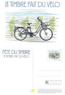 Entier Postal Fête Du Timbre 2013 - 2015 - 2023 Et 2024 - Fête Du Timbre - Lot De 6 Entiers Neuf Ou Obl + 2 CP 1999-2018 - Official Stationery
