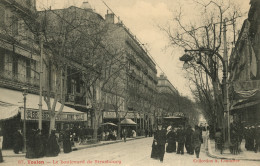 TOULON - Le Boulevard De Strasbourg - Brasserie Guillaume - Tram - Animé - Toulon