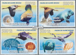 Guinea-Bissau 3777-3780 (kompl. Ausgabe) Postfrisch 2008 Seeelefanten, Seevögel, Muscheln - Guinea-Bissau