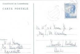 Postzegels > Europa > Luxemburg > Briefkaart 2 Fr. Blauw (16910) - Stamped Stationery