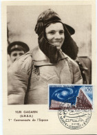 CARTE POSTALE PHILATELIQUE YURI GAGARIN ( U.R.S.S. )  1er COSMONAUTE DE L'ESPACE - Europa