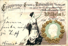Nationalfeier 1897 100. Geburtstag Wilhelm I - Case Reali