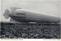 Echterdingen - Zeppelin 5. August 1908 - Zeppeline